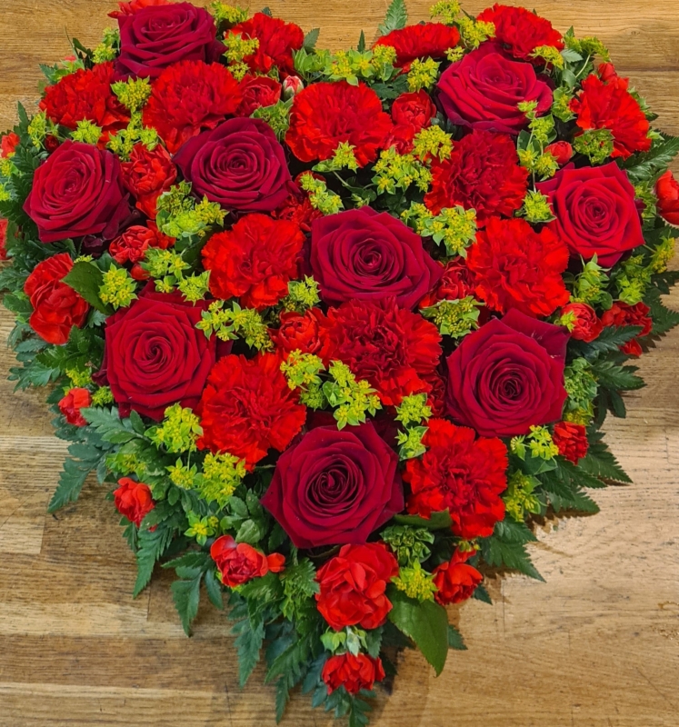 Red Roses Heart Shape Bouquet